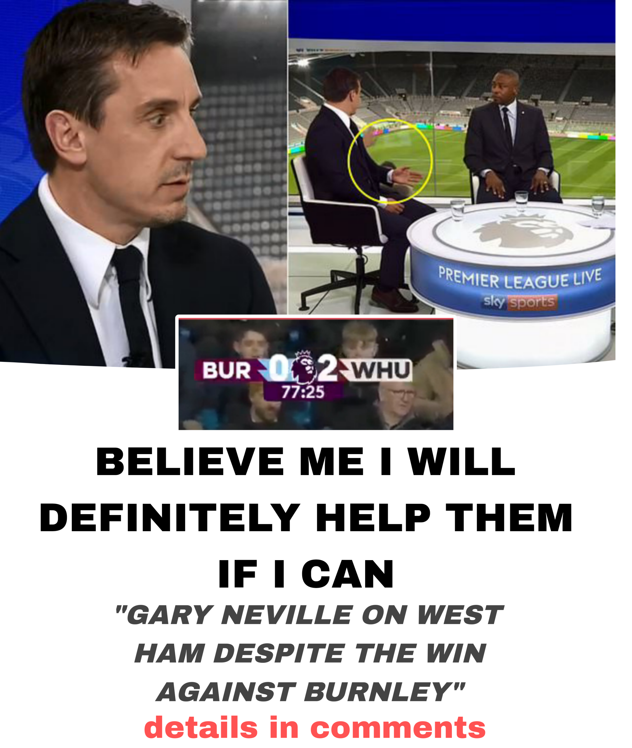 GARRY NEVILLE ON SKY SPORTS YESTERDAY  🗣️I can’t lie, everyone is seeing it, their is not just escape routes for them anymore